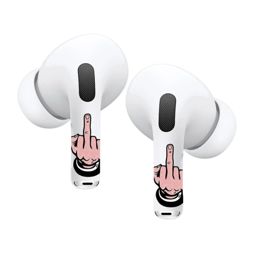Виниловые наклейки VLP Easy Art «Отвали» для AirPods Pro 2