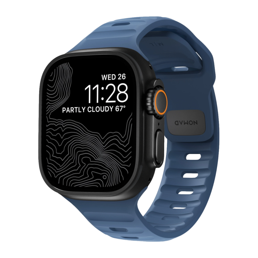 Спортивный ремешок Nomad Sport Band для Apple Watch 44, 45, 46 мм, Ultra и Ultra 2