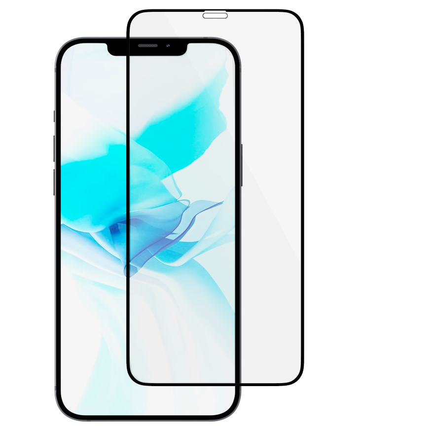 Глянцевое защитное стекло uBear Extreme Antibacterial Nano Shield для iPhone 12 и 12 Pro