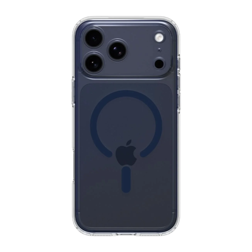 Прозрачный чехол MagSafe Spigen Ultra Hybrid (MagFit) для iPhone 17 Pro Max