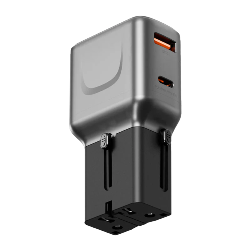 Универсальное сетевое зарядное устройство Energea TravelGo Adapter 35 мощностью 35 Вт (USB-C, USB-A)