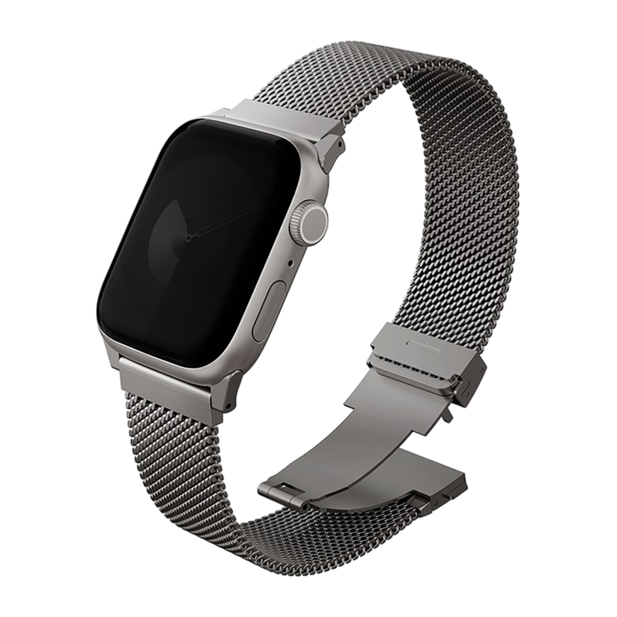 Стальной миланский сетчатый браслет Uniq Dante Pro для Apple Watch 38, 40, 41 и 42 мм