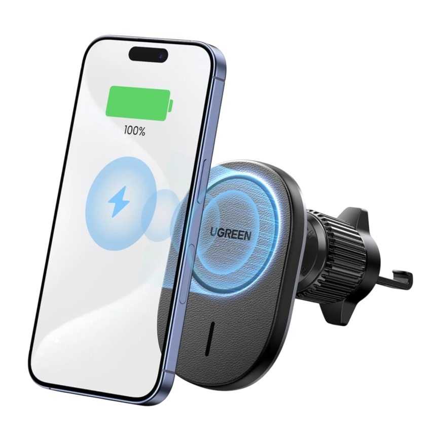 Автомобильный держатель MagSafe с беспроводной зарядкой Ugreen (CD345)