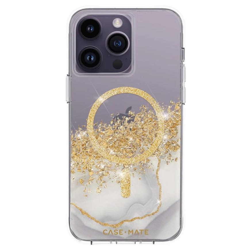 Гибридный чехол с поддержкой MagSafe Case-Mate Karat Marble Case для iPhone 14 Pro Max