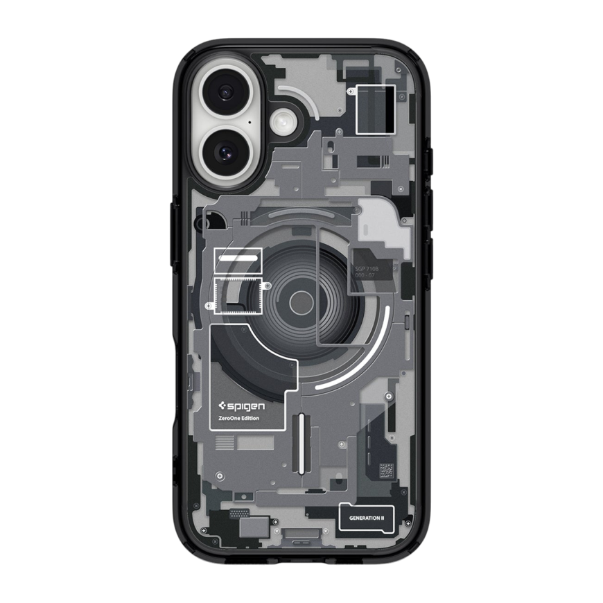 Прозрачный чехол MagSafe Spigen Ultra Hybrid Zero One (Mag Fit) для iPhone 17