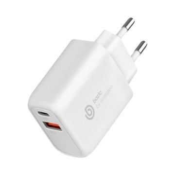 Сетевое зарядное устройство Energea Bazic GoPort PD20+ мощностью 20 Вт (USB-C, USB-A)