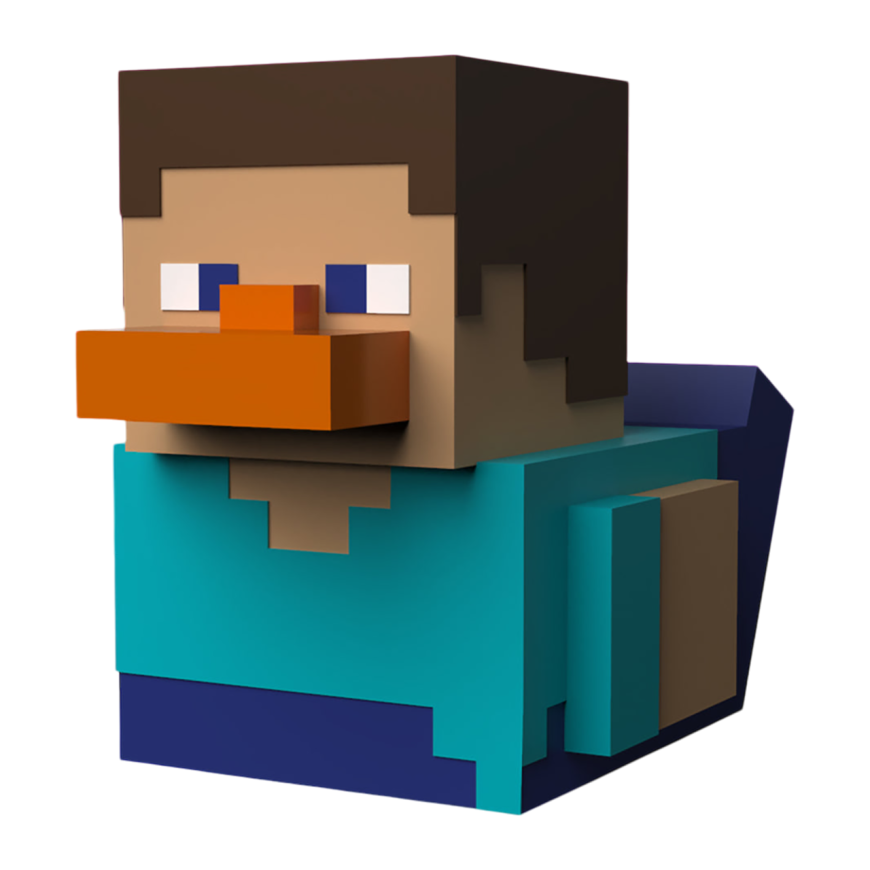 Коллекционная фигурка-утка «Стив» TUBBZ First Edition Minecraft