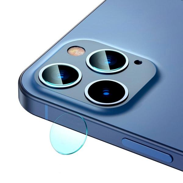 Защитное стекло для объективов камеры Baseus Gem для iPhone 12 Pro и 12 Pro Max (0,25 мм; 2 комплекта)