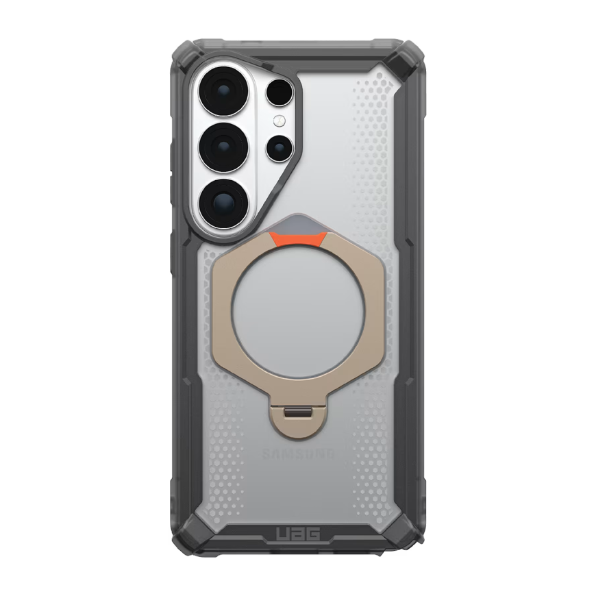 Защитный прозрачный чехол MagSafe с подставкой UAG Plasma XTE 360 для Samsung Galaxy S26 Ultra