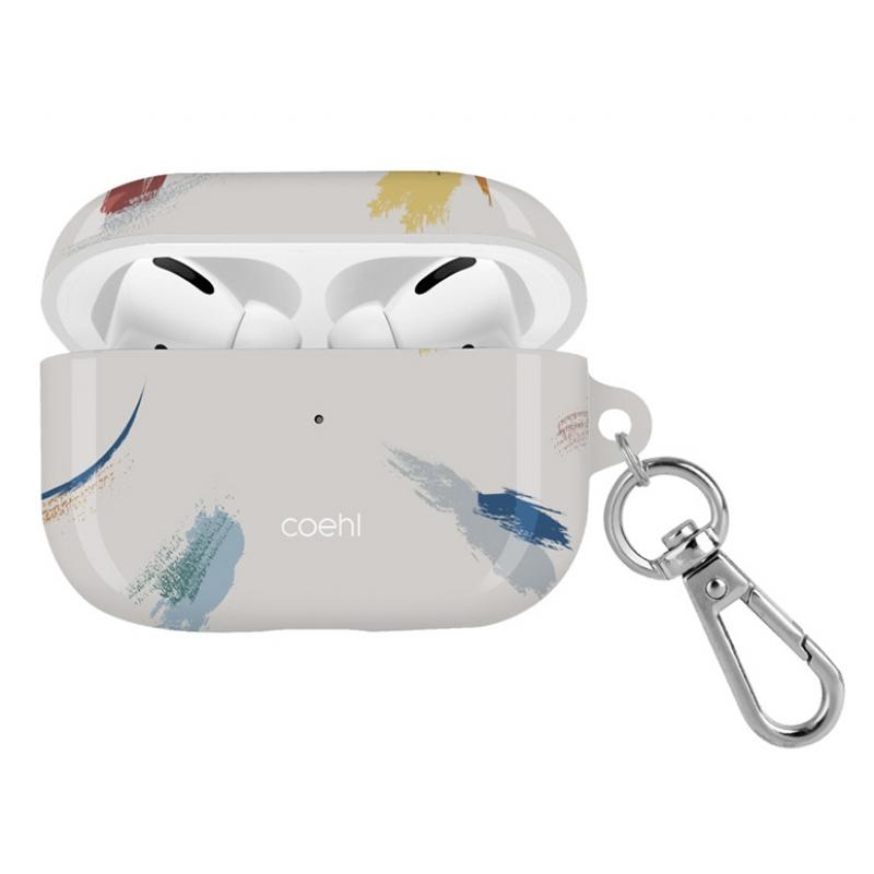 Гибридный чехол с карабином Uniq Coehl Reverie для AirPods Pro 1-го поколения