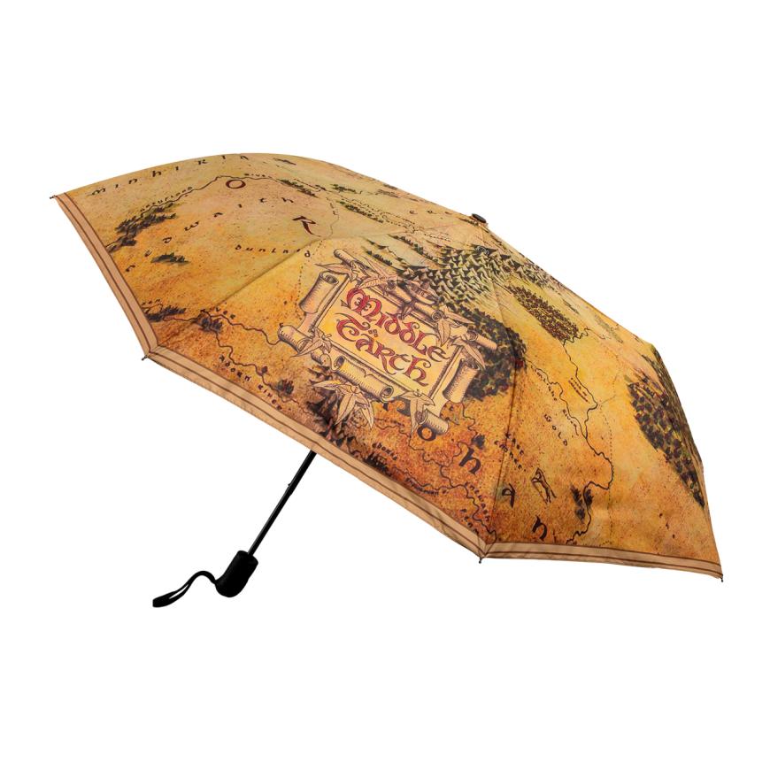 Полуавтоматический складной зонт Cinereplicas Властелин колец: «карта Средиземья»