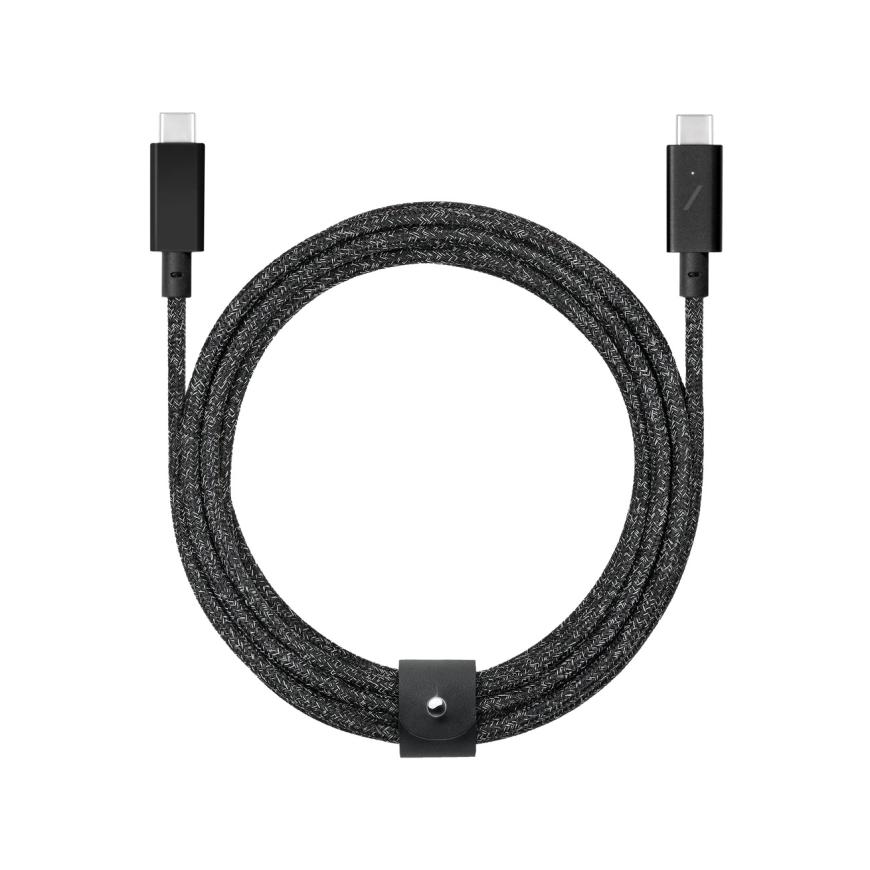 Кабель с оплёткой и ремешком Native Union Belt Cable Pro USB-C (USB 2.0) (2,4 м)