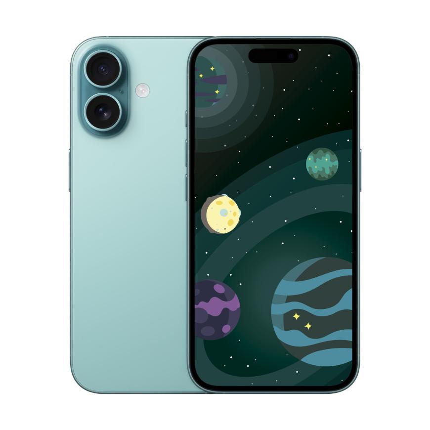 Смартфон Apple iPhone 16 128 ГБ («Морская бирюза» | Teal)