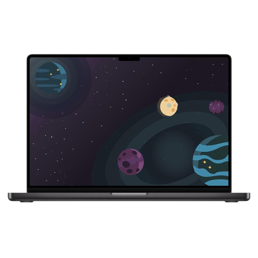 Ноутбук Apple MacBook Pro 16" кастомный (M5 Max 18-Core, GPU 40-Core, 64GB, 4TB) («Чёрный космос» | Space Black)