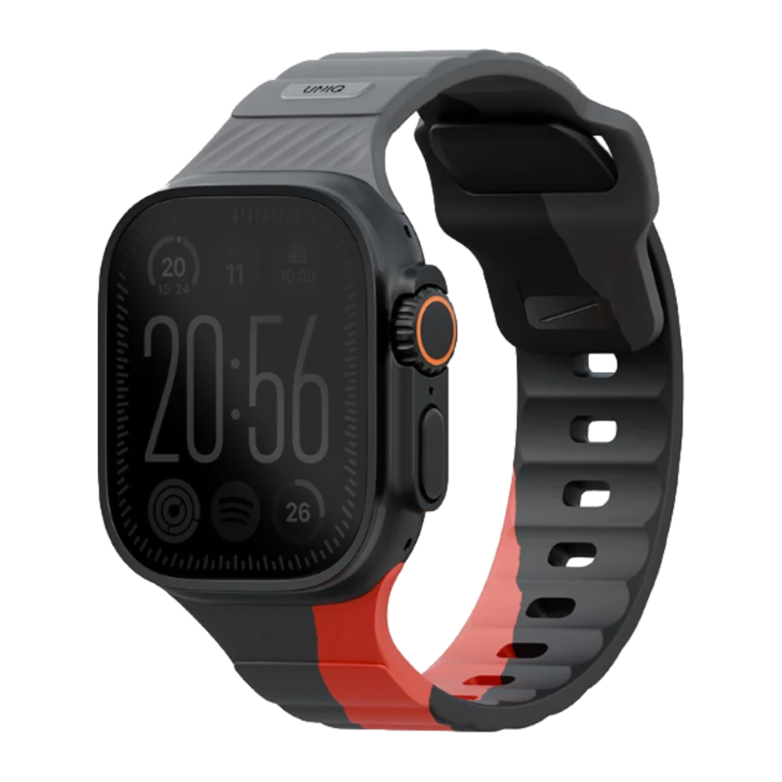 Спортивный ремешок Uniq Stride DE для Apple Watch 44, 45, 46 мм, Ultra и Ultra 2