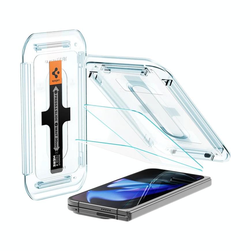 Глянцевое защитное стекло Spigen GLAS.tR EZ Fit для Google Pixel 9 Pro Fold (комплект — 2 шт.)
