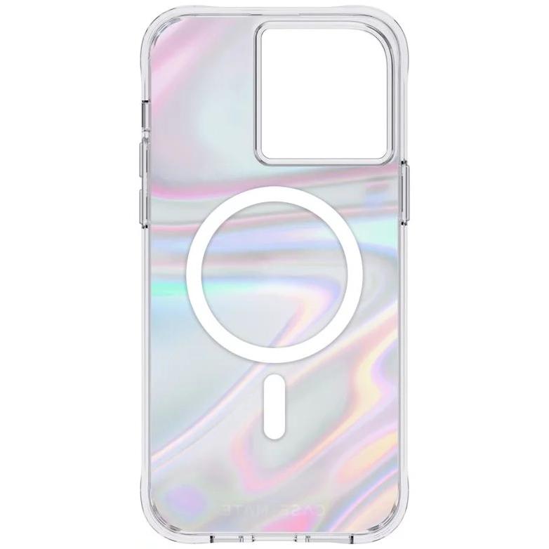 Гибридный чехол с поддержкой MagSafe Case-Mate Soap Bubble Case для iPhone 14 Pro Max