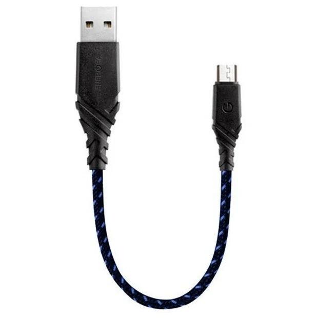 Кабель с нейлоновой оплёткой Energea NyloGlitz Micro-USB — USB-A (18 см)