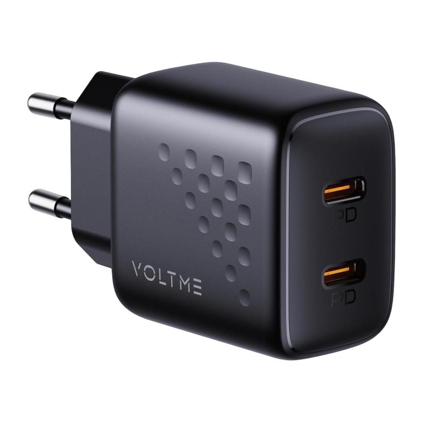 Сетевое зарядное устройство VOLTME Revo 20 Duo Lite мощностью 20 Вт (2 USB-C)