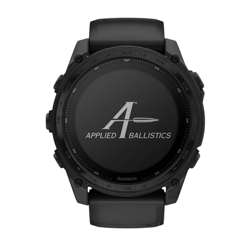 Спортивные часы Garmin tactix 8, 51 мм, Solar, чёрный силиконовый ремешок
