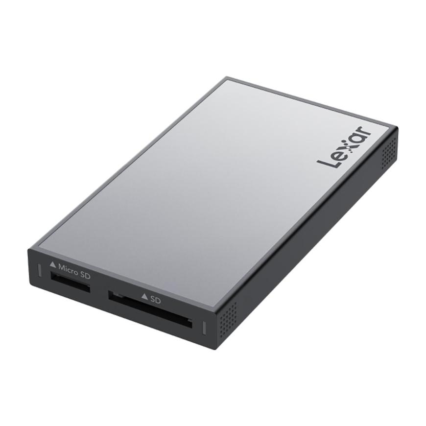 Картридер Lexar Professional Workflow USB-C — microSD UHS-II, SD UHS-II