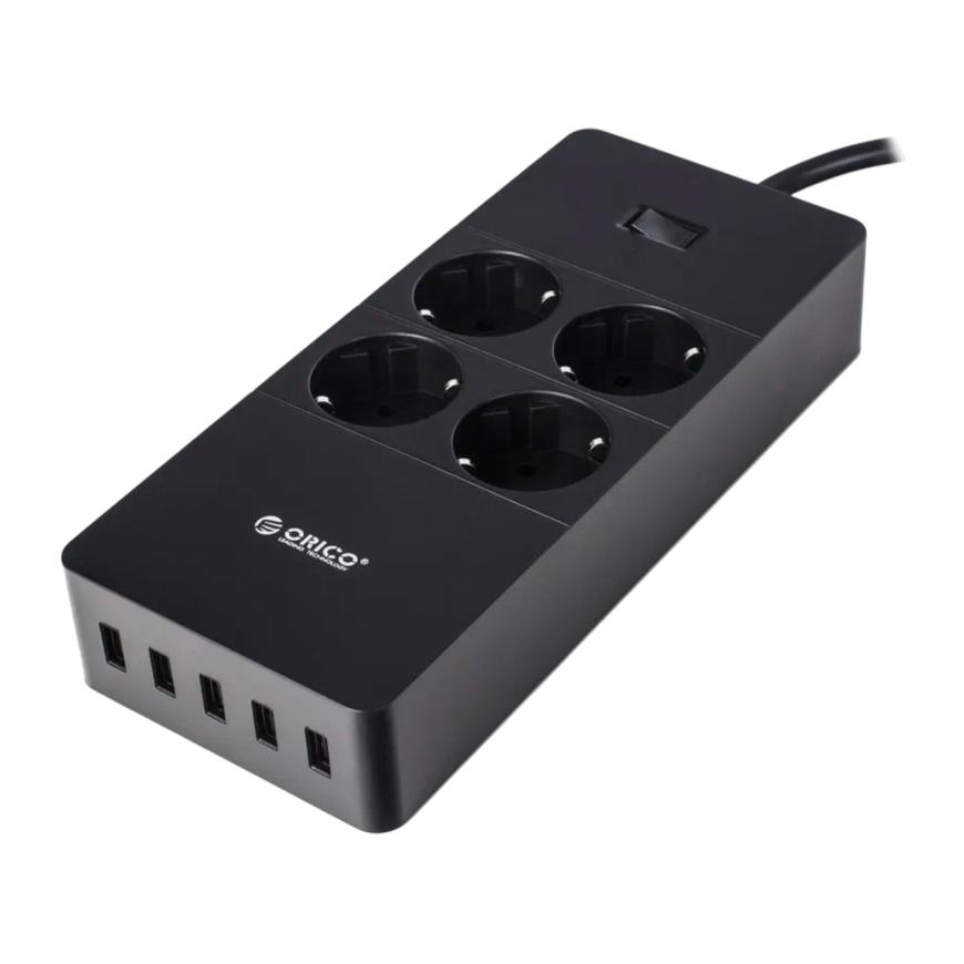 Сетевой фильтр ORICO (1,5 м) (HPC-4A5U V1)