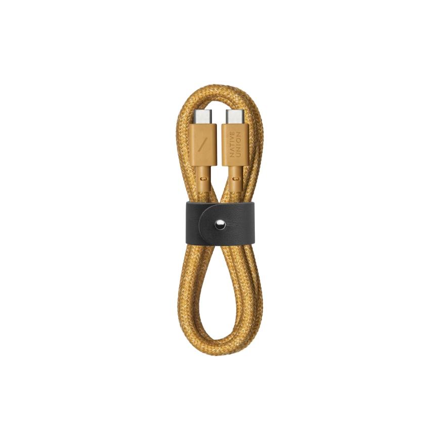 Кабель с оплёткой и ремешком Native Union Belt Cable USB-C (USB 2.0) (1,2 м)