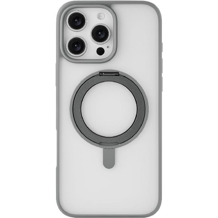 Прозрачный чехол MagSafe с подставкой uBear Clip 360 Mag Case для iPhone 16 Pro Max