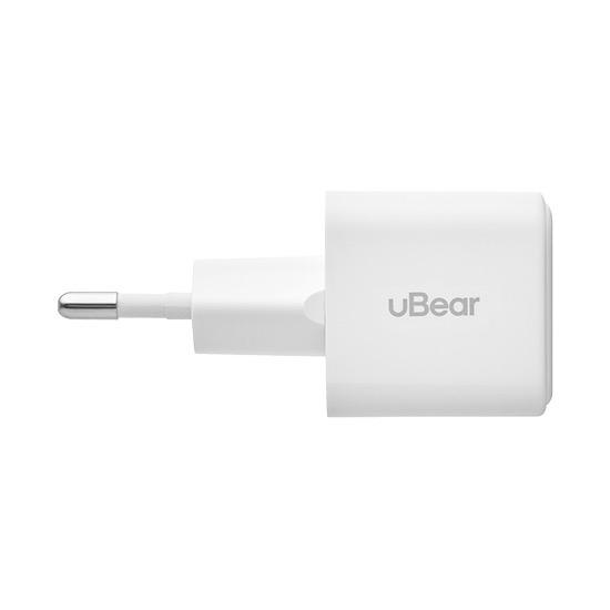 Сетевое зарядное устройство uBear Bridge мощностью 20 Вт (USB-C) (GaN) - фото 2