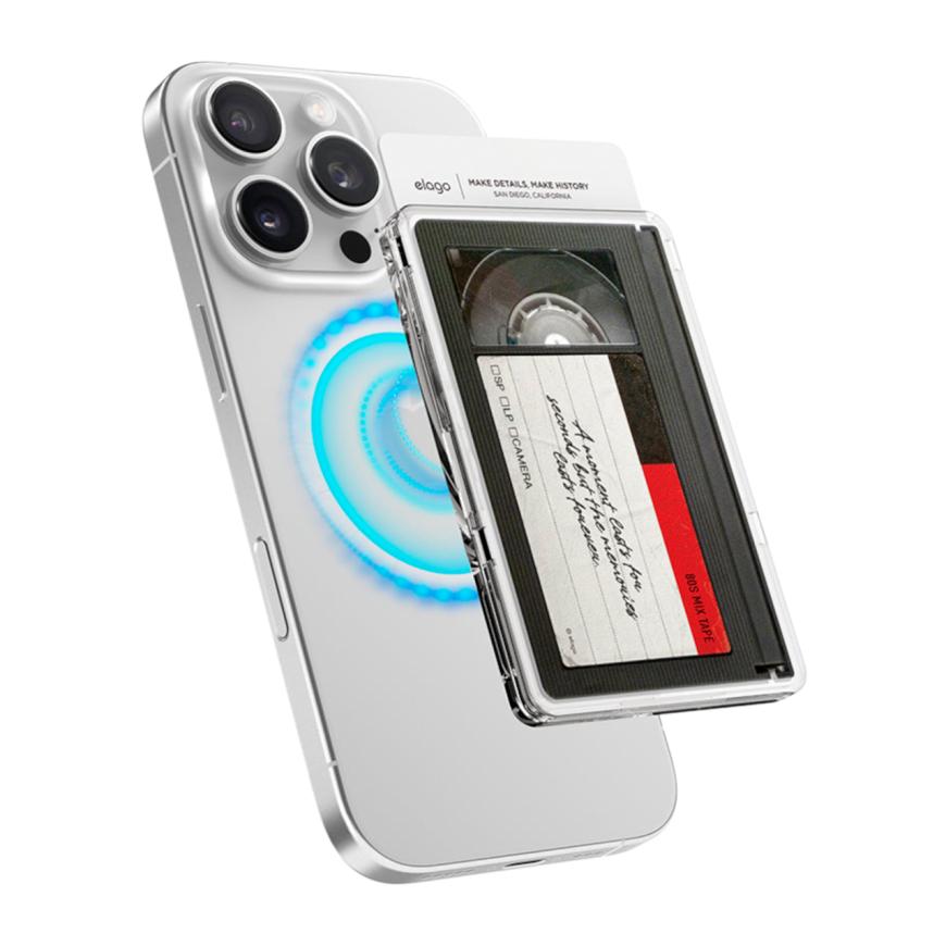 Прозрачный чехол-бумажник MagSafe elago Betacam Clear Card Pocket