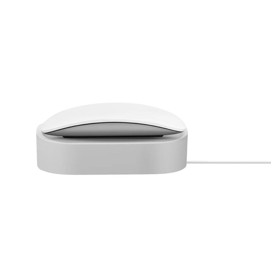 Силиконовая подставка с кабельным органайзером Uniq Nova для Magic Mouse