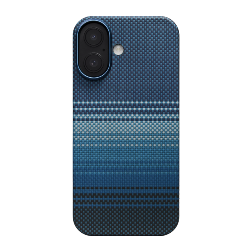 Арамидный чехол MagSafe PITAKA Sunset · Moonrise PitaTap Edge Case для iPhone 17