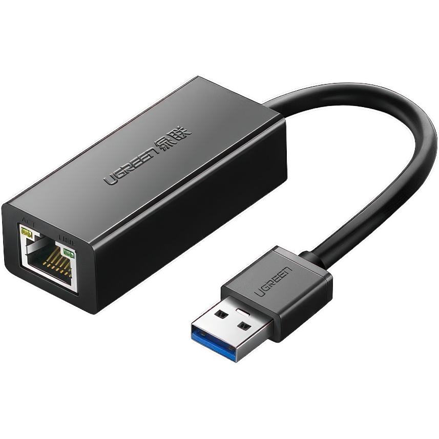 Переходник Ugreen USB-A — Gigabit Ethernet (CR111)
