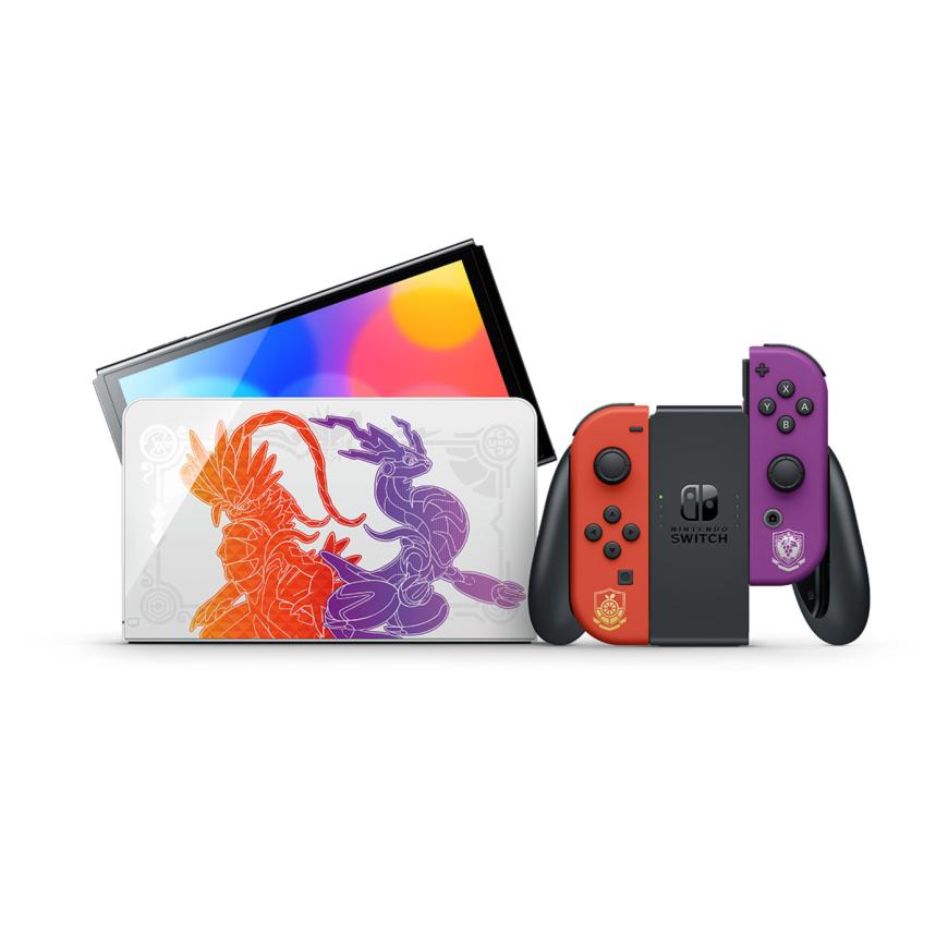 Портативная игровая консоль Nintendo Switch (OLED-модель) Pokemon Scarlet & Violet Edition