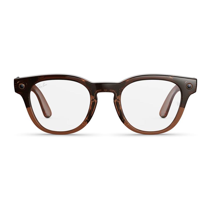 Умные очки Ray-Ban Scriber Optics (Gen 2) (Shiny Transparent Umber/Clear)