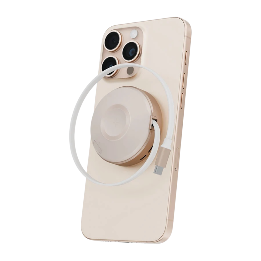 Зарядное устройство MagSafe с подставкой Energea MagDuo Arc для iPhone и Apple Watch (0,85 м)