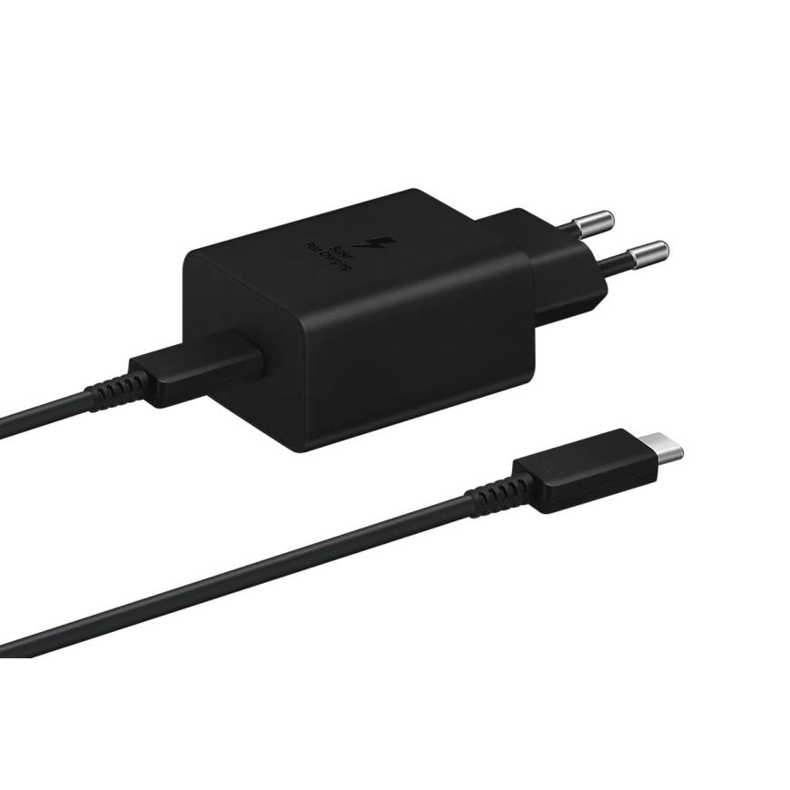 Сетевое зарядное устройство Samsung мощностью 45 Вт (USB-C) и кабель USB-C (1,8 м) (EP-T4510)