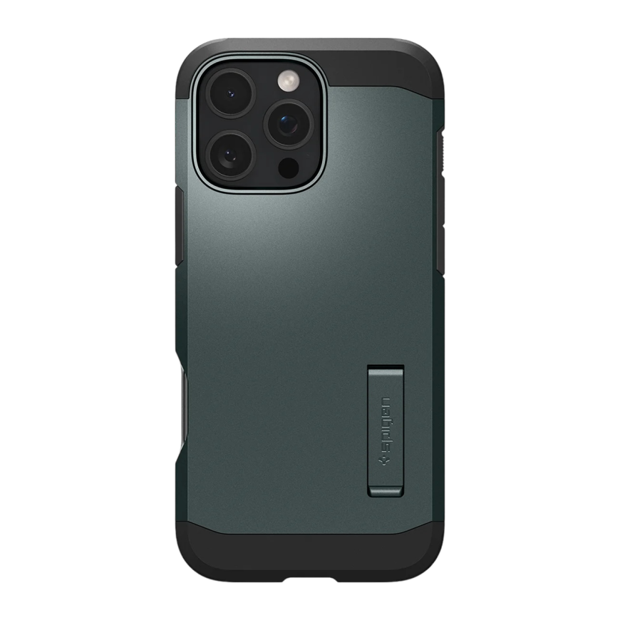 Гибридный чехол MagSafe Spigen Rugged Armor AI (MagFit) для iPhone 16 Pro