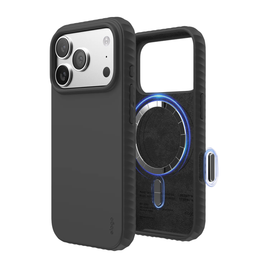 Силиконовый чехол MagSafe elago Ridge Silicone Case для iPhone 17 Pro