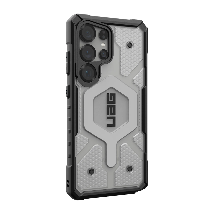 Защитный композитный чехол с поддержкой MagSafe UAG Pathfinder Clear для Samsung Galaxy S25 Ultra - фото 7