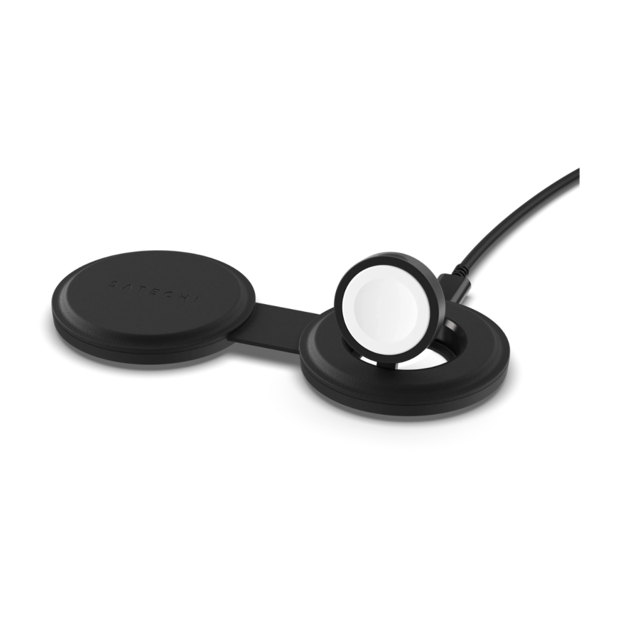 Складная зарядная станция MagSafe Satechi OntheGo Charger для iPhone и Apple Watch