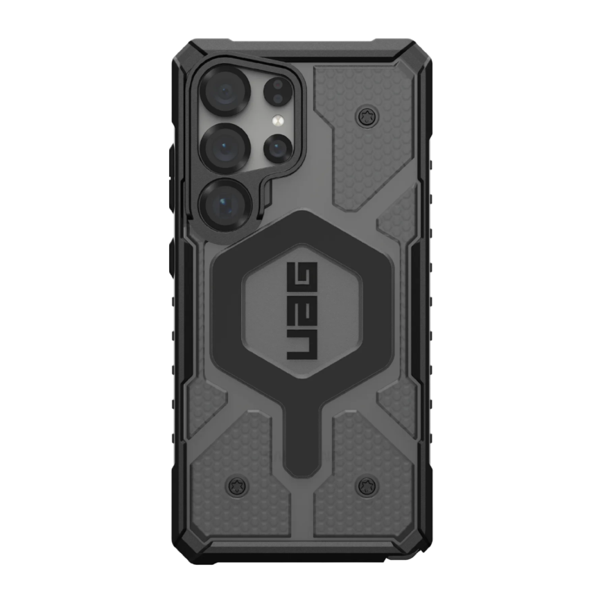 Защитный композитный чехол с поддержкой MagSafe UAG Pathfinder Clear для Samsung Galaxy S25 Ultra