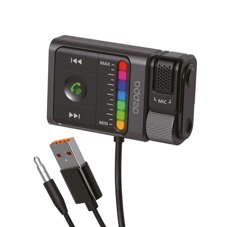 Bluetooth-адаптер (ресивер) Deppa Receiver Car Kit с 3,5 мм TRS