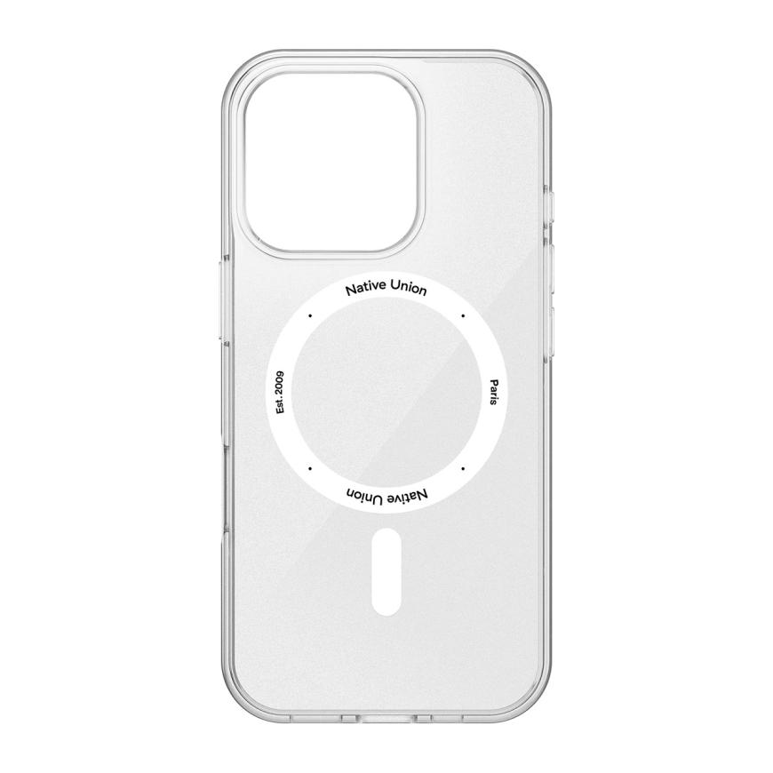 Гибридный чехол с поддержкой MagSafe Native Union (Re)Clear Case для iPhone 16 Pro