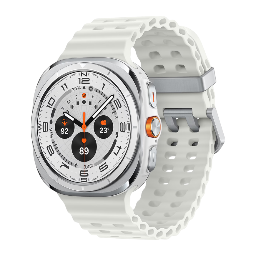Умные часы Samsung Galaxy Watch Ultra, 47 мм, титан, ремешок Marine (2025)