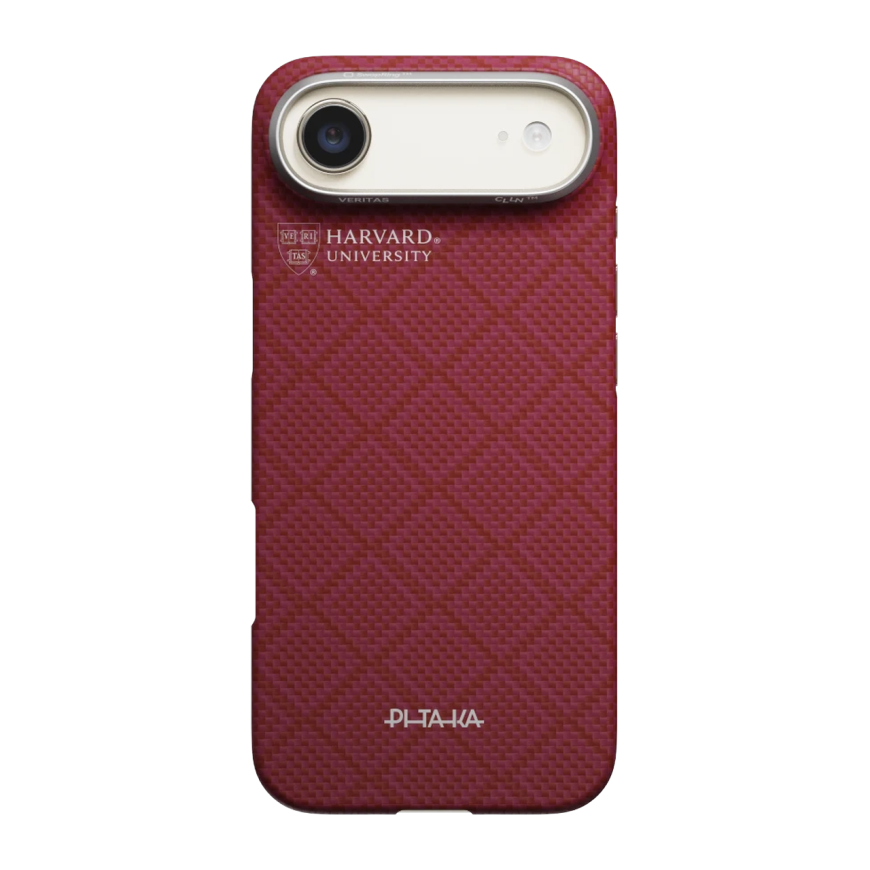 Арамидный чехол MagSafe PITAKA × HARVARD Edge Case для iPhone Air