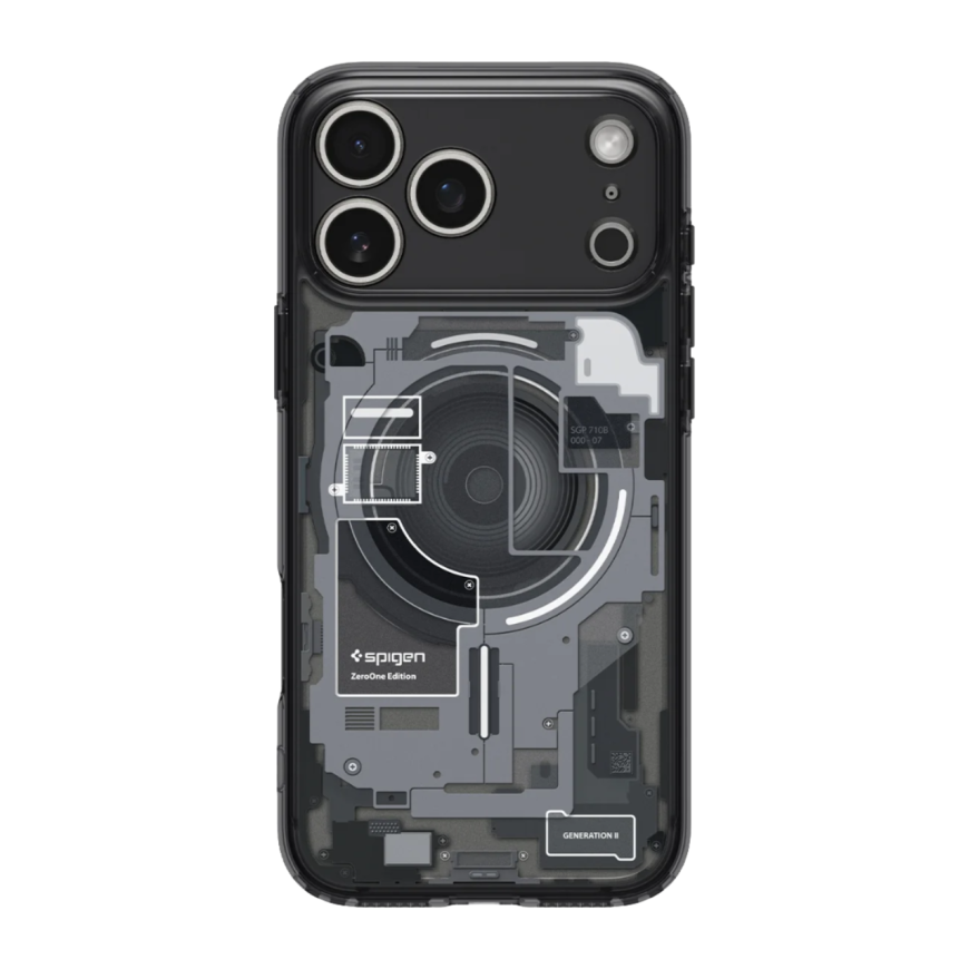 Прозрачный чехол MagSafe Spigen Ultra Hybrid Zero One (Mag Fit) для iPhone 17 Pro Max