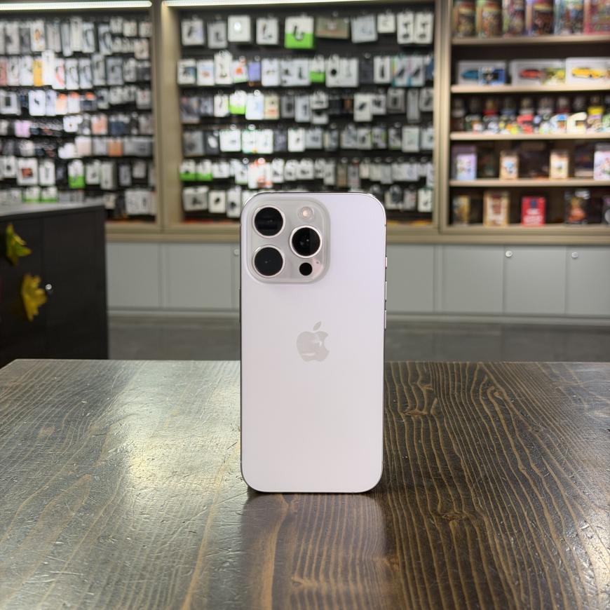 [Уценённый] Смартфон Apple iPhone 16 Pro 128 ГБ («Белый титан» | White Titanium) (nano-SIM и eSIM)