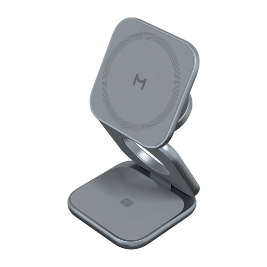Складная зарядная станция MagSafe Magssory Fold Ultra для iPhone, Apple Watch и AirPods (Qi2)