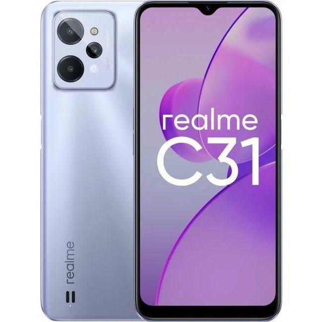 Смартфон Realme C31 3 ГБ + 32 ГБ (Серебристый | Light Silver)